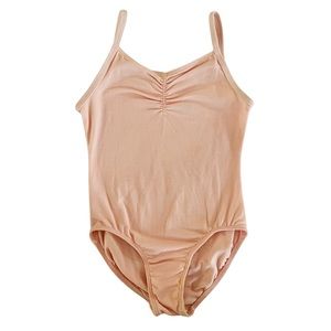 MORE THAN MAGIC | CAMI BALLET LEOTARD | CRISS-CROSS BACK | PINK | SIZE XS (4/5)
